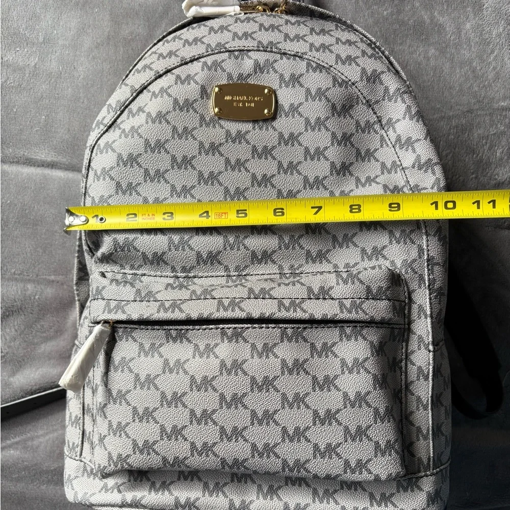 Michael Kors Monogram Gray Backpack - Picture 6 of 6